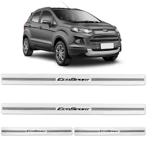 Jogo de Soleira Resinada Ecosport 2003 a 2021 Prata 4 Peças