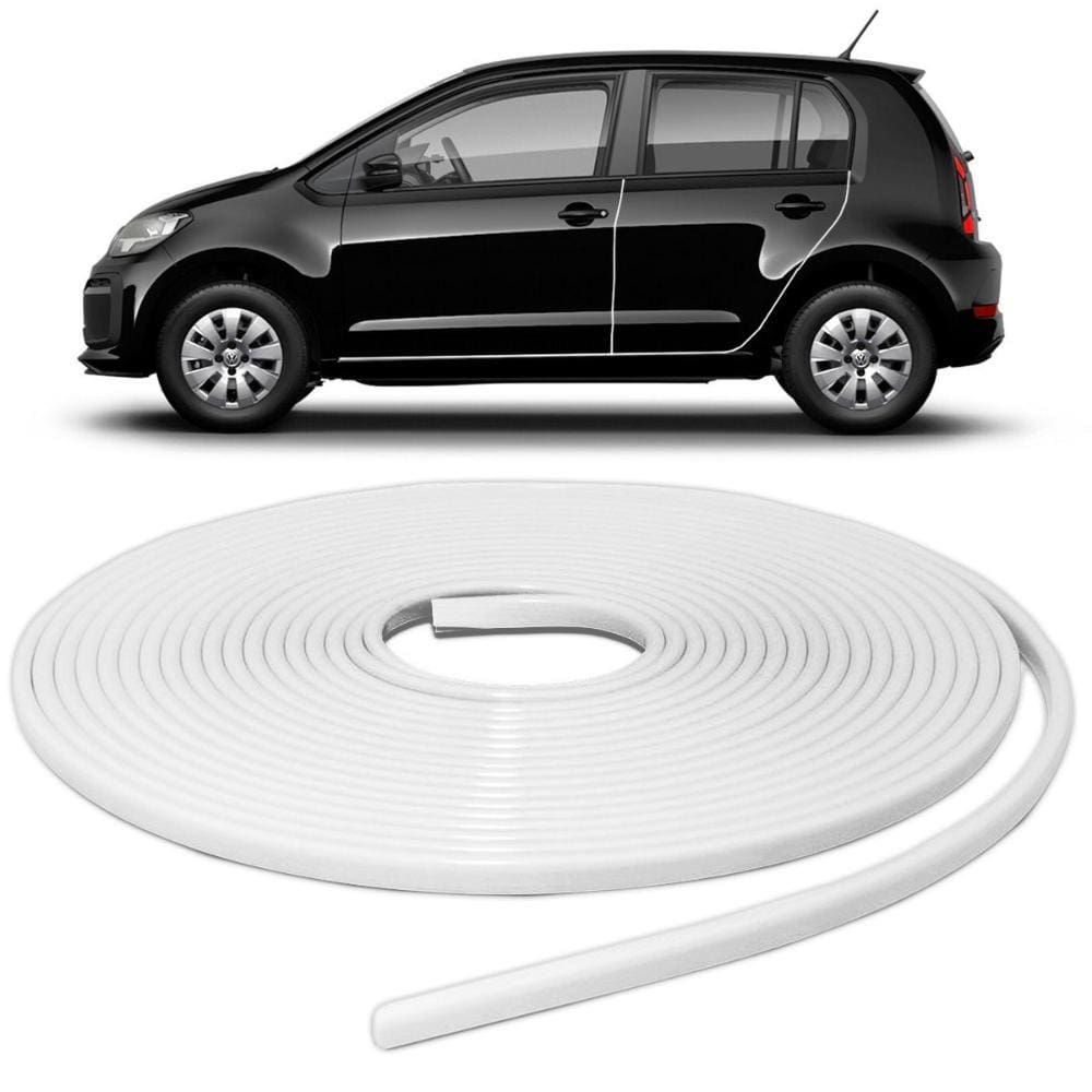 Borracha Protetor Borda Porta Autoadesiva Incolor 10 Metros