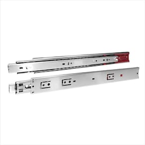 Corrediça Telescópica Soft Close 50 Cm Amortecedor Rolamento