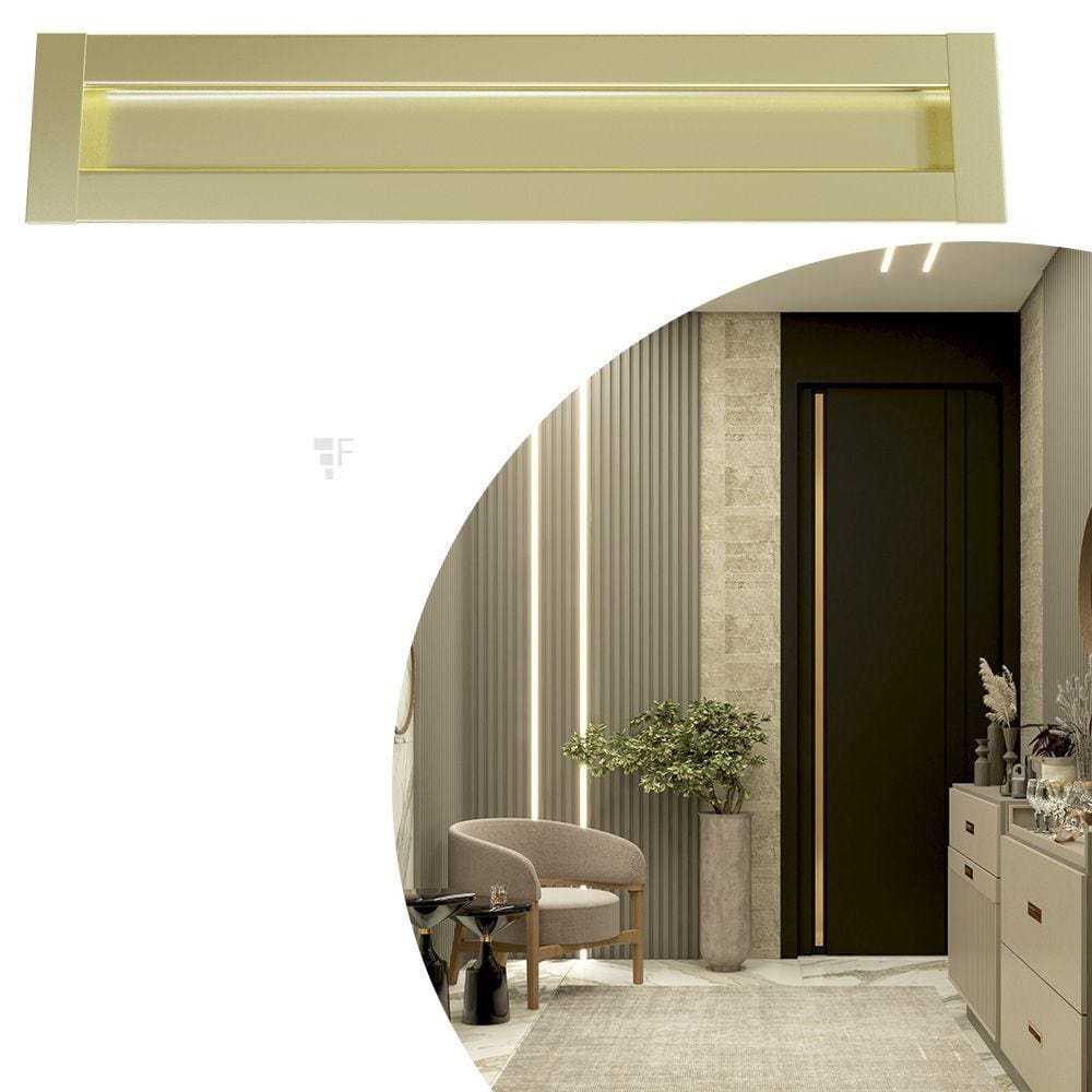 Puxador Celleno IL 255 - Dourado - 200MM