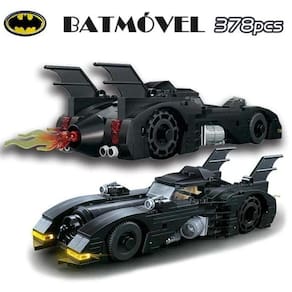 Blocos De Montar Carrinho Batmóvel Batman 1989 - 378 Peças