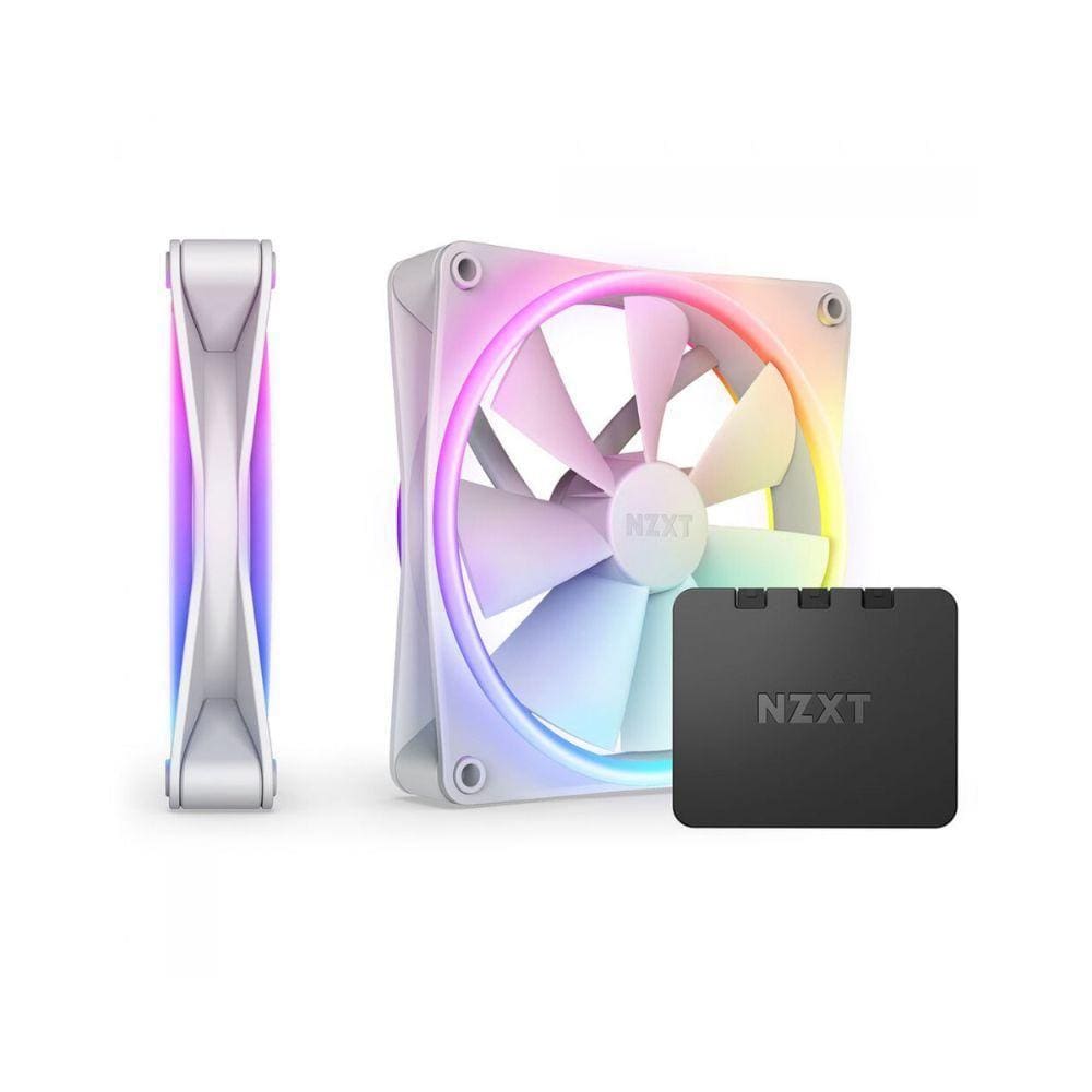 Kit Fan Com 2 Unidades NZXT F140RGB DUO, RGB, 140mm, White,