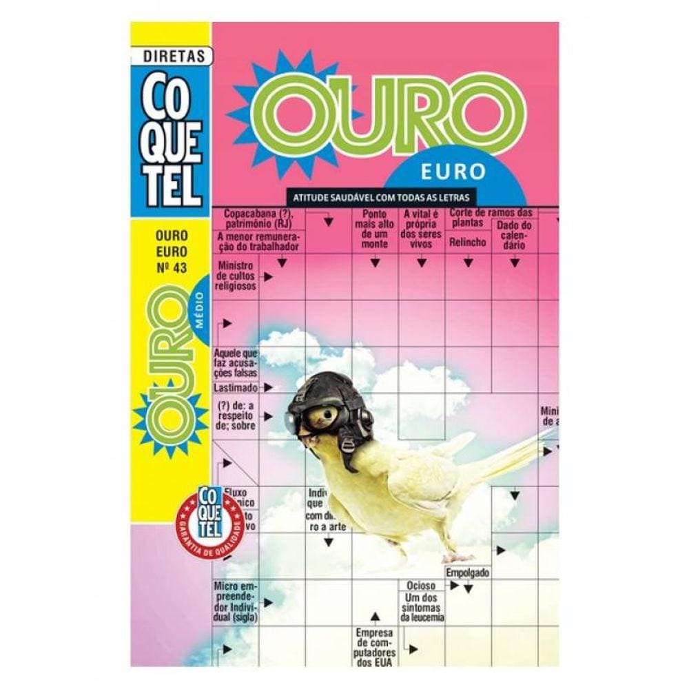 Livro Coquetel Ouro Euro Ed 43