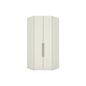 Closet de Casal Canto Oblíquo Seletto MC05 c/ 2 Portas e 3 Gavetas Areia - Henn