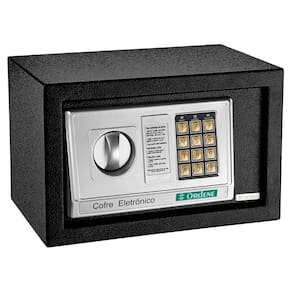 Cofre Eletrônico Digital OR38100 Ordene Preto
