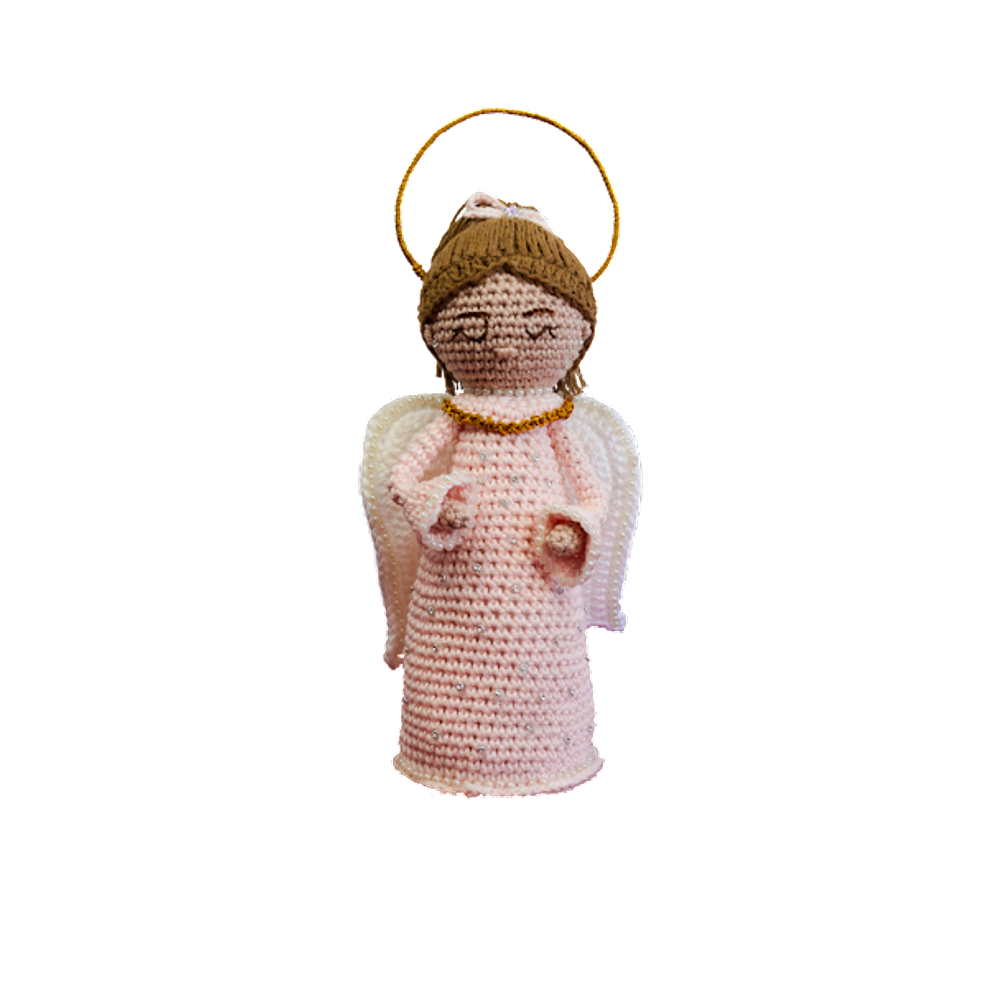 Anjinho Da Guarda Amigurumi Feito A Mão