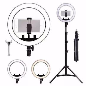 Hing Light Led 26Cm Tripé 2M Iluminador Luz Iluminação