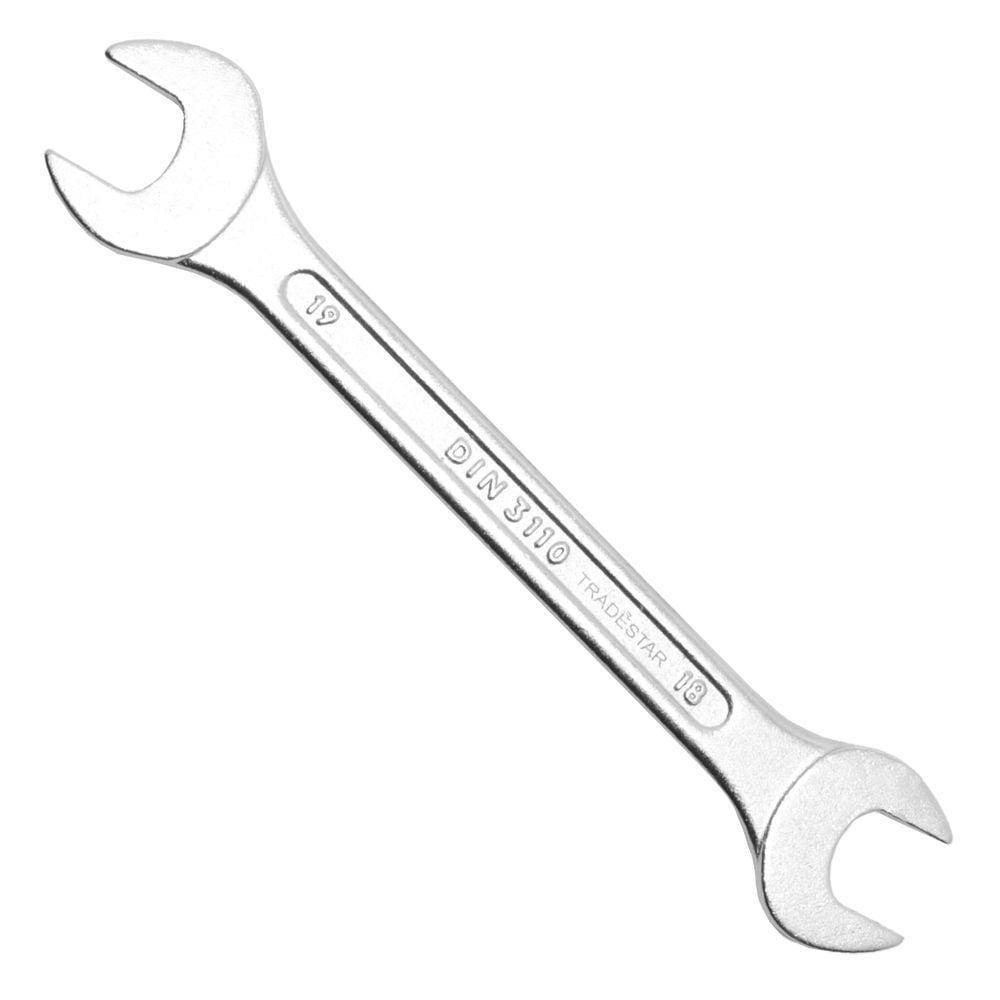 Chave De Boca Fixa 18x19mm Cr-v Profissional Tradestar