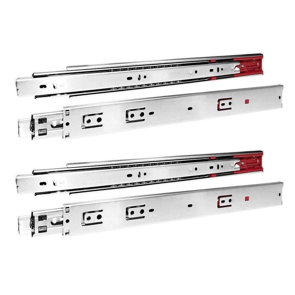 Kit 2 Par Corrediça Inox 304 Soft Close C- Amortecedor 45cm