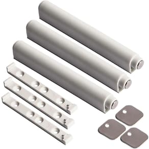 Fecho Toque Magnético Pulsador F0145 Branco De Embutir Hardt