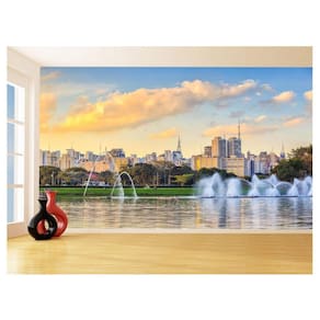 Papel De Parede 3D Cidade São Paulo Ibirapuera 3,5M Ncd343