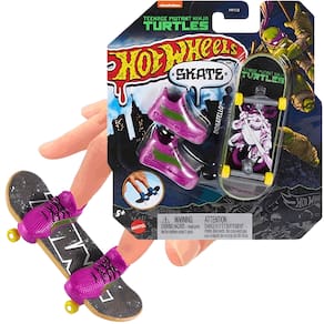 Skate de Dedo Hot Wheels Tartarugas Ninja Donatello