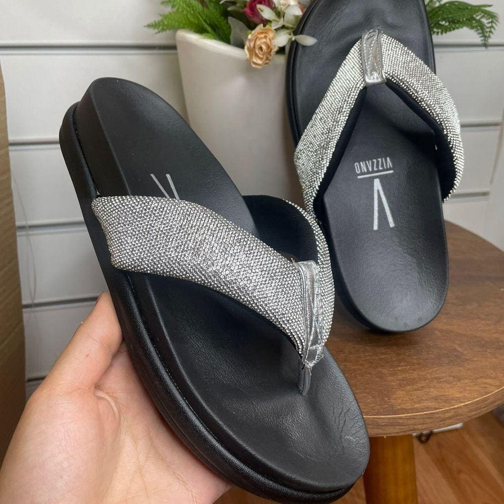 Chinelo Strass Vizzano