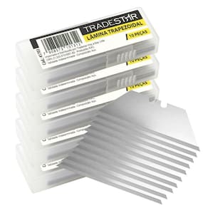 Kit 50 Lâminas Para Estilete Auto-retrátil Trapezoidal