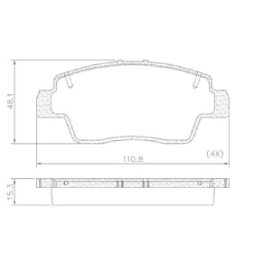 Pastilha De Freio Lonaflex Kwid - P-1660