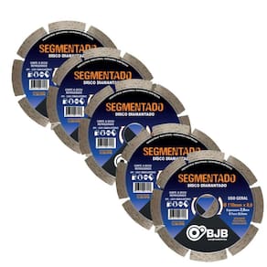 5 Disco Diamantado Para Makita Serra Marmore 110Mm 4 Pol
