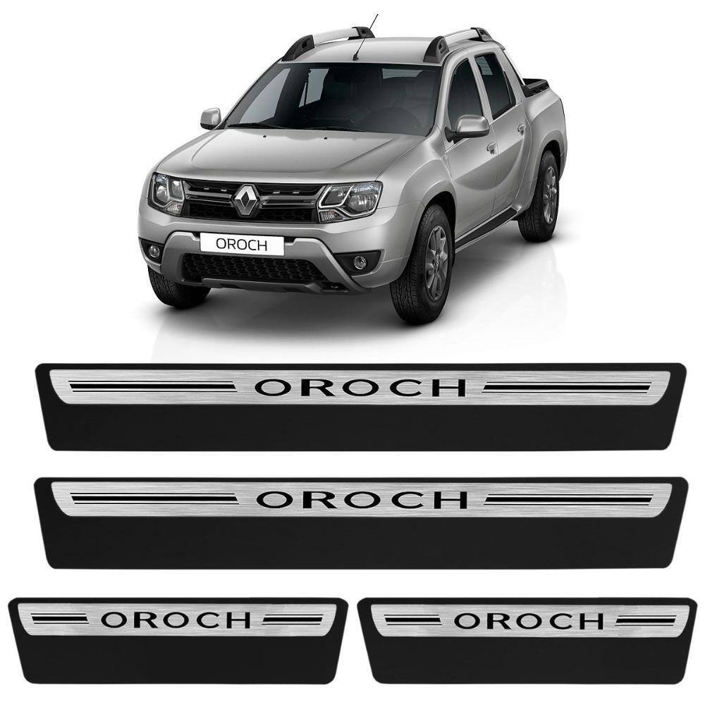Jogo de Soleira Premium Oroch 2017 a 2023 Escovada 4 Portas