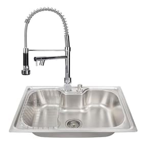 Cuba Gourmet 50X40Cm Inox 201 Com Torneira Gourmet E Tábua