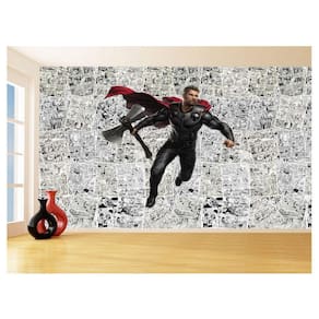Papel De Parede 3D Heróis Página Quadrinhos Hq 3,5M Nhma140