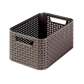 Cesto Organizador 6 Litros Style Curver Marrom