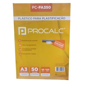 Plástico Para Plastificação Quente A3 307X430Mm Pct Com 50