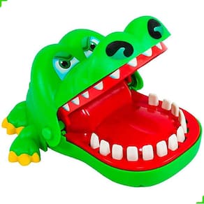 Jacaré Brinquedo Jogo Desafio Dentista Morde Dedos Crocodilo