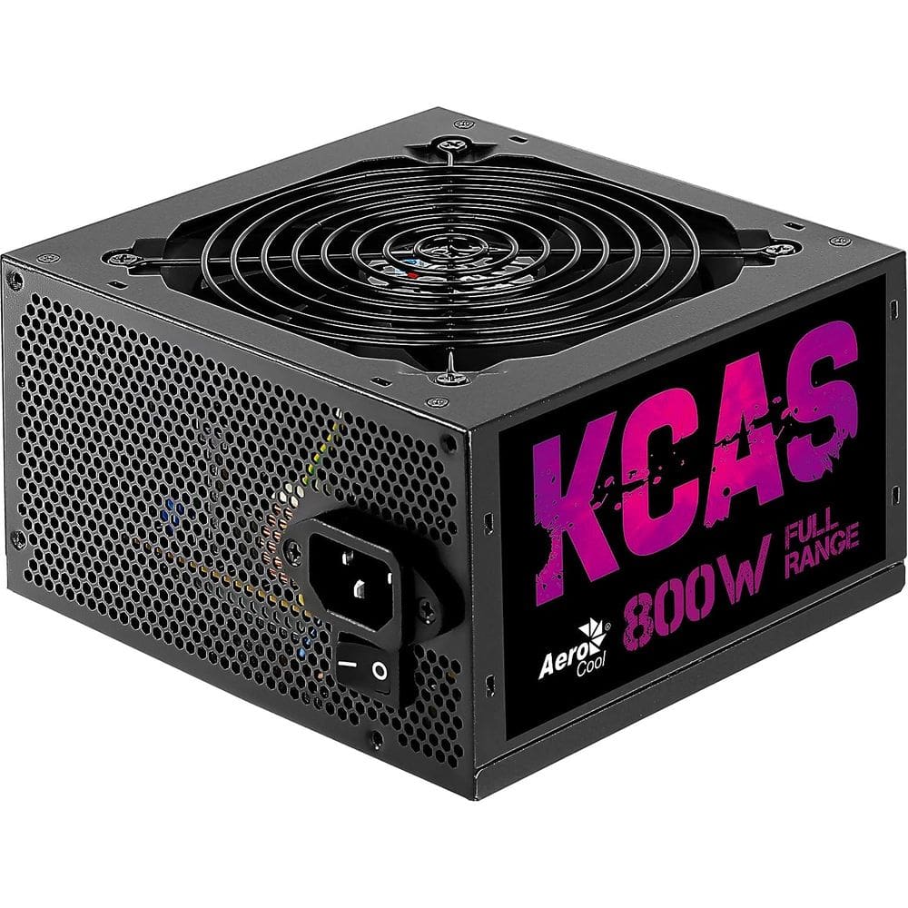 Fonte de Alimentação ATX Aerocool ATX 800W 80 Plus Bronze Full Range KCAS-800W