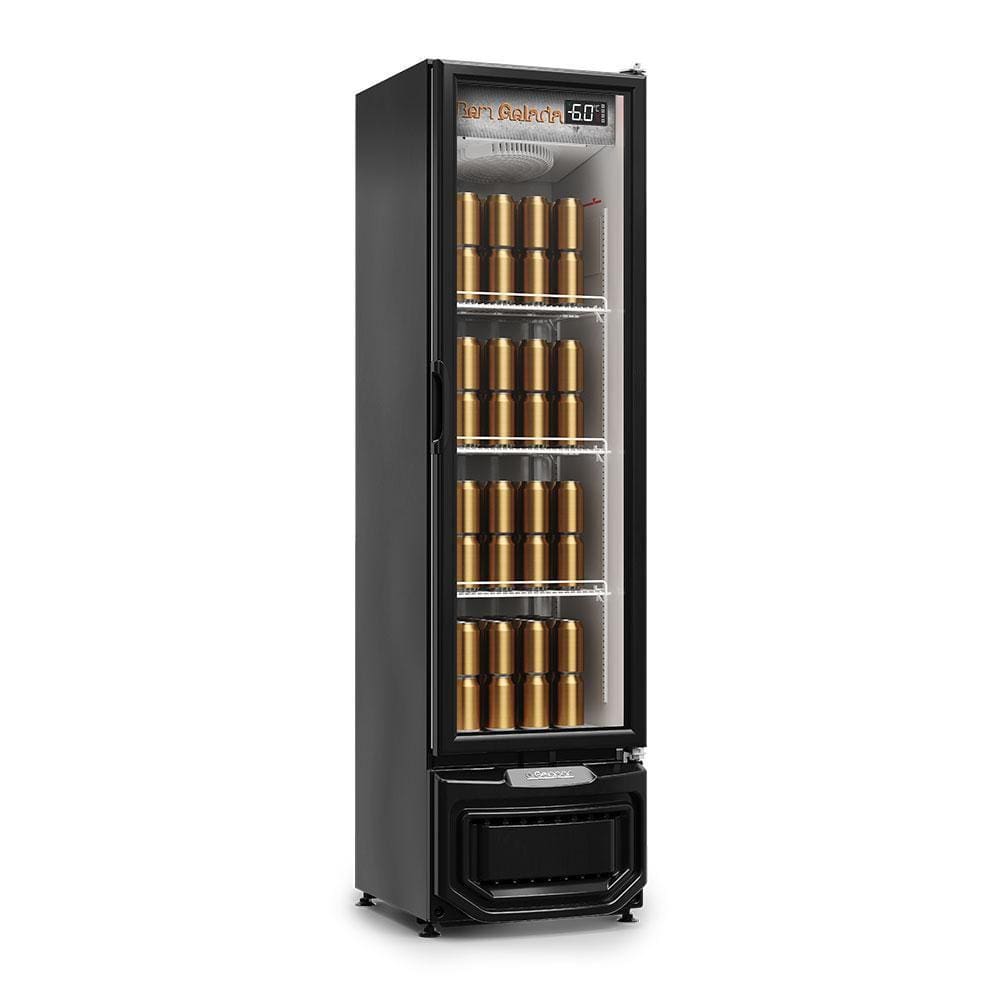 Cervejeira Gcb23ev Preto 228 Litros Porta Vidro 220V - Gelopar