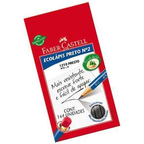 Lápis Preto Sextavado Ecolapis Presto Com Borracha