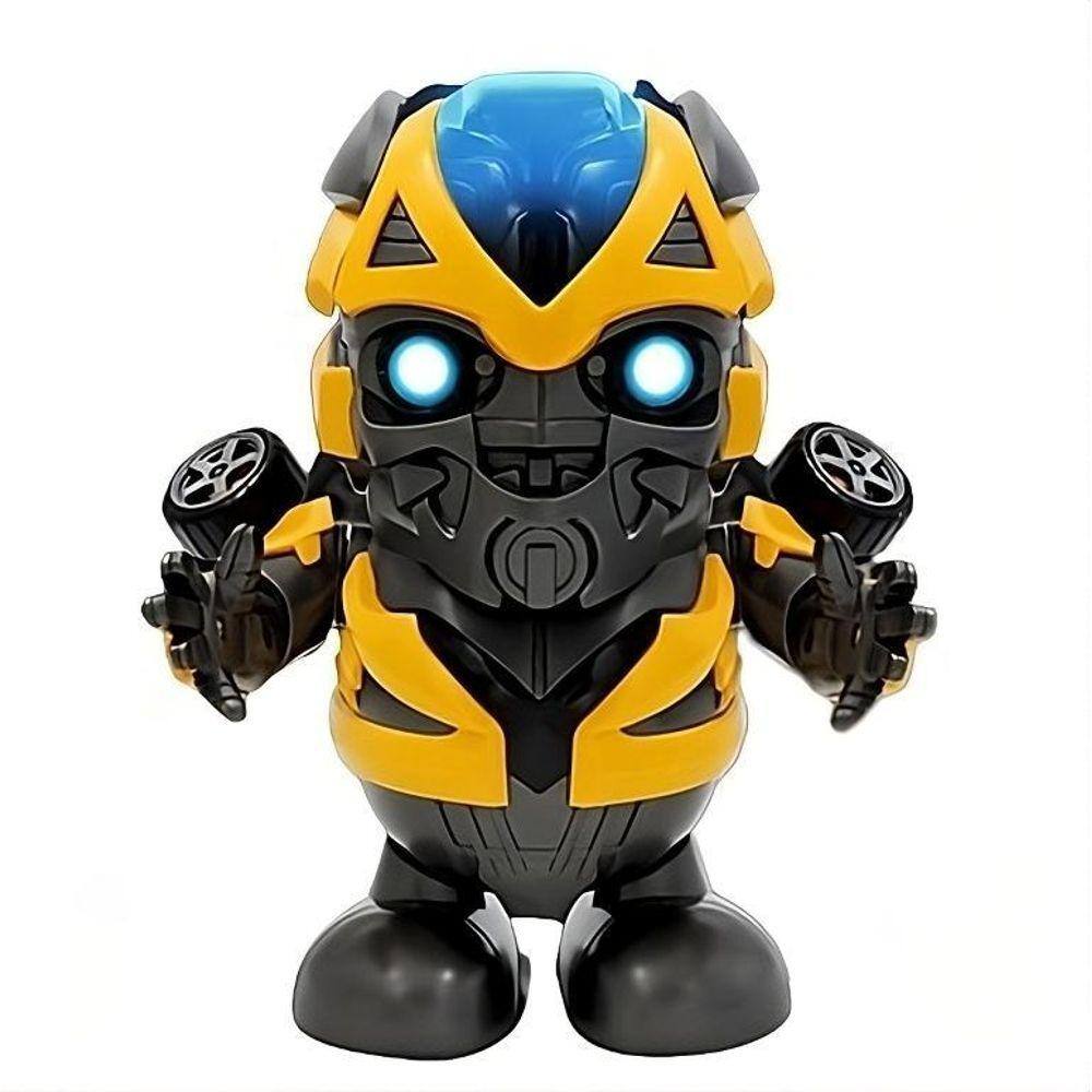 Boneco Bumblebee Dance Hero - Música, LED - 11,5cm x 19,5cm