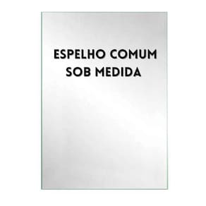 Espelho Comum Tradicional 90X90 3Mm Sob Medida Lapidado