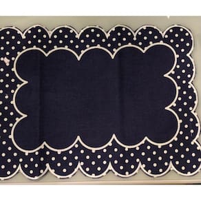 Lugar americano Cotton em tecido L33xP48cm cor azul marinho