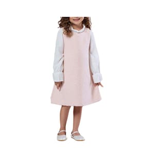 Salopete + Camisa Munlie Fem Rose Off tam 4