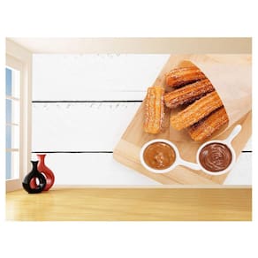 Papel De Parede 3D Alimentos Churros Recheados 3,5M Al346