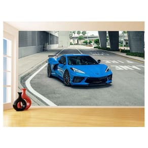 Papel De Parede Carro Corvette Chevrolet Chevy 3,5M Car56
