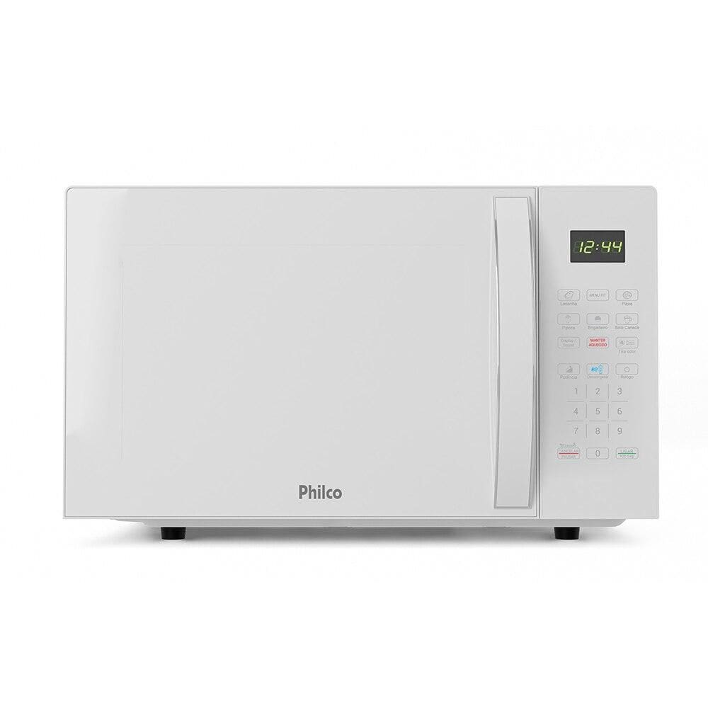 Micro-ondas Philco 25L Branco Limpa Facil 1100W PMO28B 220V