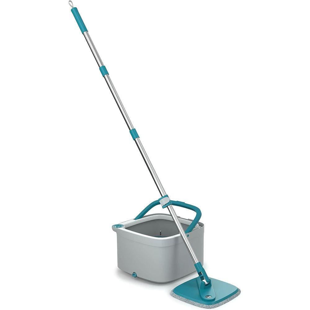 Mop Giratório Água Limpa Esfregão Microfibra Balde MOP0648 Flash Limp