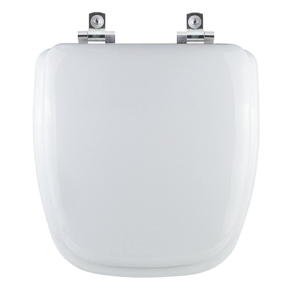 Tampa de Vaso Almofadado Soft Close City Branco para bacia Celite