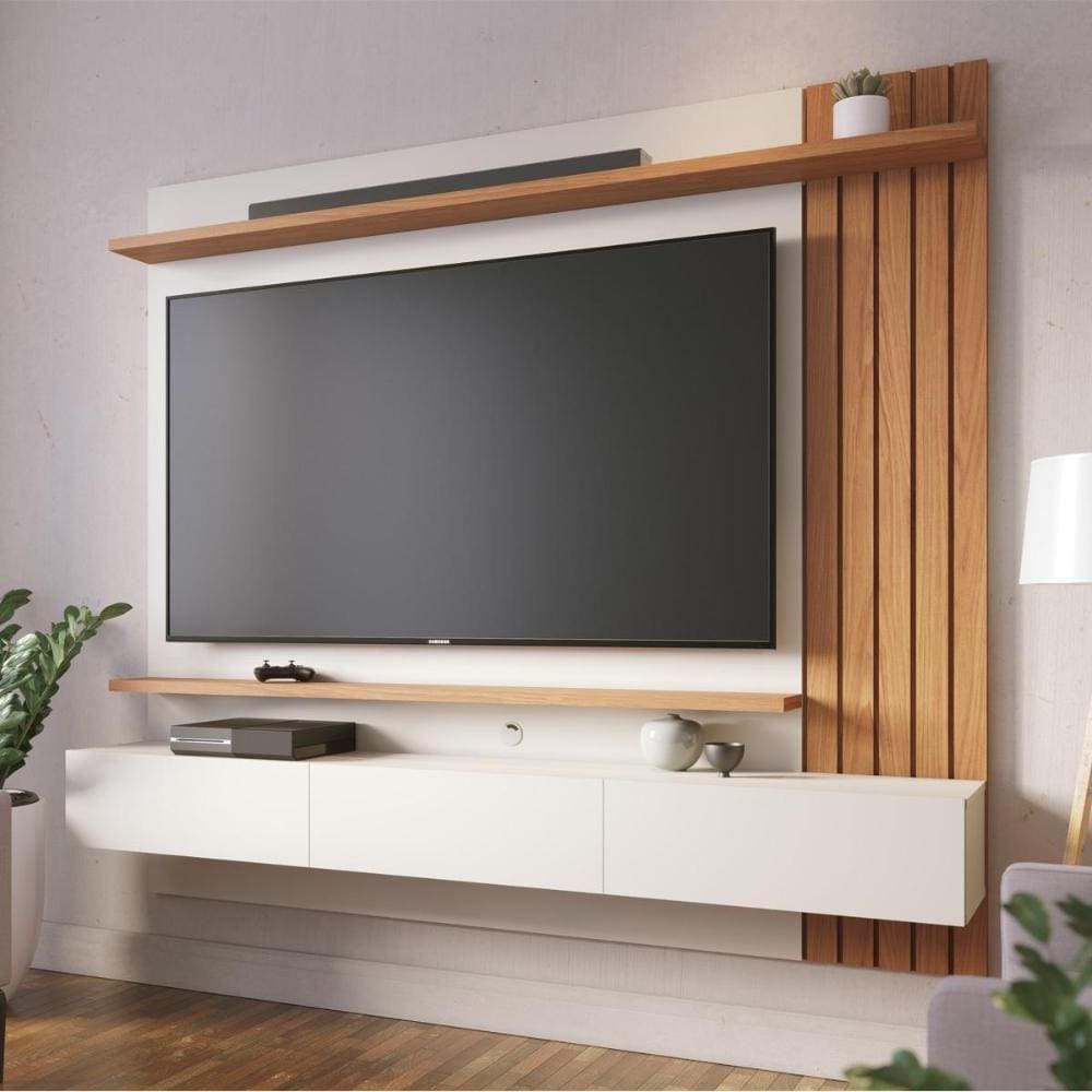 Painel Home Suspenso 3 Portas Tv`s 70" Juriti