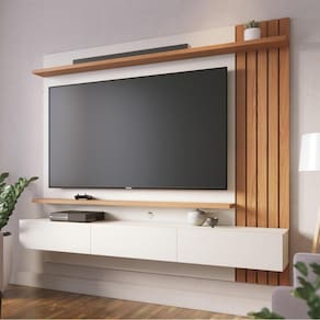 Painel Home Suspenso 3 Portas Tv`s 70" Juriti