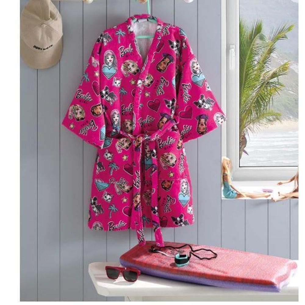 Roupão Infantil Velour P Barbie Dohler