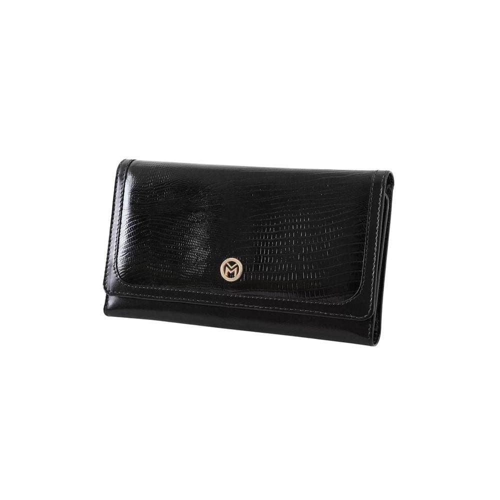 Carteira Feminina Grande Couro Mariart 113 Preto