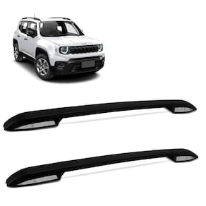Rack de Teto Longarina Jeep Renegade 2015 a 2023 Preto Bepo
