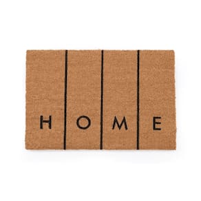 Tapete de Entrada Fibra de Coco 50cm x 75cm Home Barras Kapazi