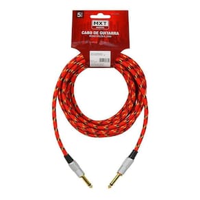 Cabo Instrumento Mono P10 Macho X P10 Macho Nylon