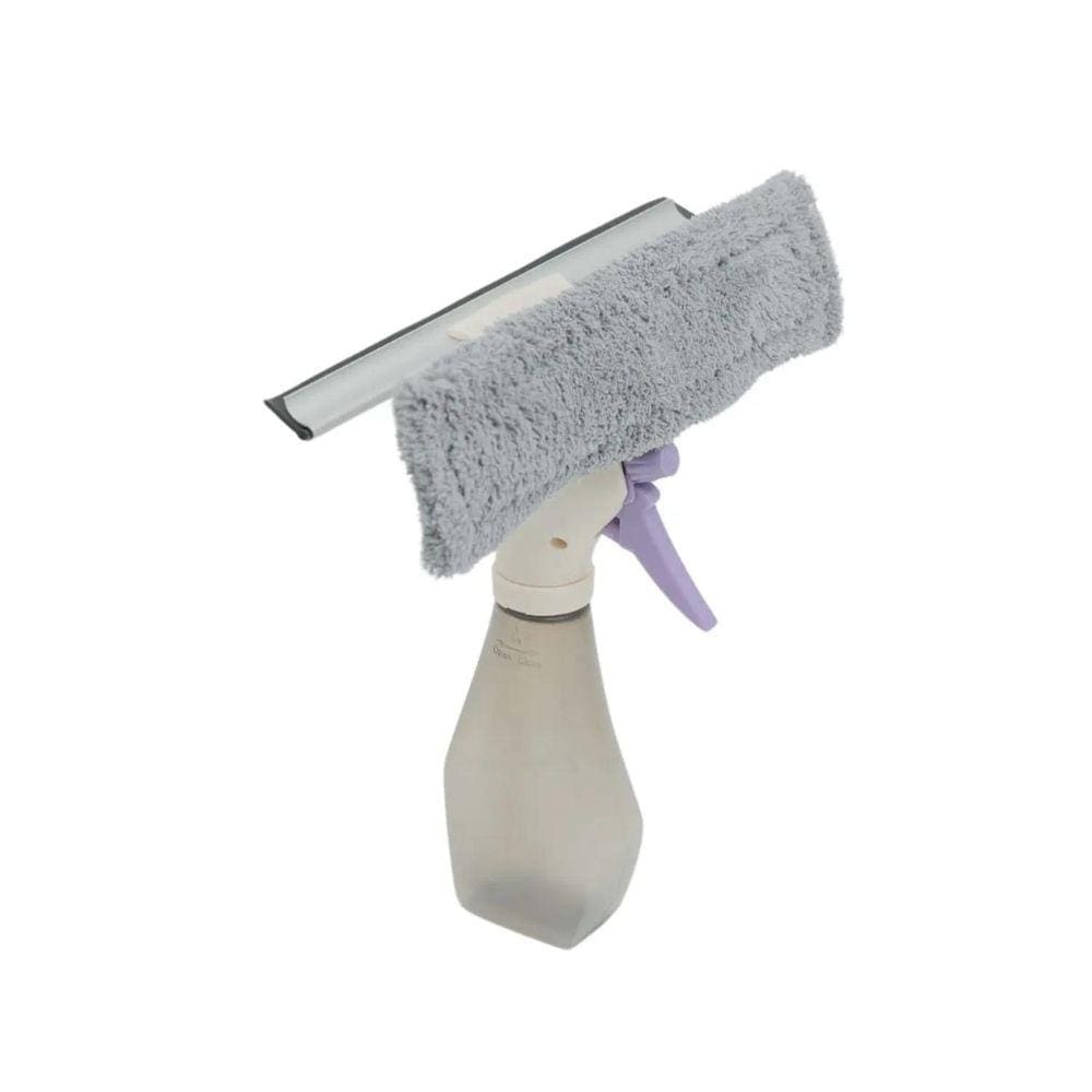 Limpa Vidros Microfibra Rodo Spray Com Reservatório Limpeza