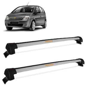 Rack De Teto Meriva 2002 a 2012 Alumínio Prata