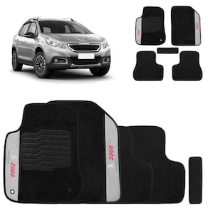 Jogo De Tapete Carpete Peugeot 2008 2015 A 2020 Preto 5 Peças