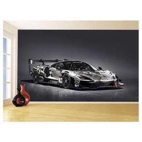 Papel De Parede 3D Carro Mc Laren Pista Super 3,5M Car293