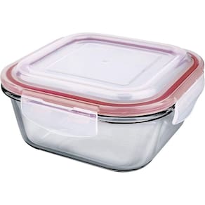 Pote De Vidro Quadrado 800Ml Marmita Freezer Microondas